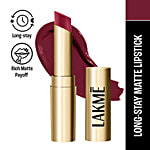 Lakme Absolute 3D Matte Lipstick - Wine Whisper 3.6 g