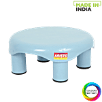 Aristo Marvel Plastic Bathroom Patla & Stool - Plain, Assorted Colour 1 pc