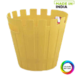 Aristo Pine Plastic Planter Pot With Tray - Assorted Colour 15 L