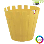 Aristo Pine Plastic Planter Pot With Tray - Assorted Colour 8 L