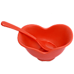 Superware Melamine Ice Cream Bowl Set - Red 12 pcs