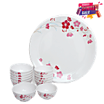 Superware Classic Round Buffet Set - Pink Aura 18 pcs