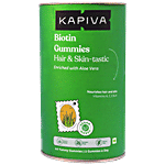 Kapiva Biotin Gummies - Enriched With Aloe Vera 60 pcs