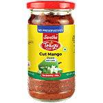 Swetha Telugu foods Cut Mango Pickle 300 g Bottle