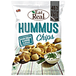 Eat Real Hummus Chips - Sour Cream & Chives Flavour 40 g Pouch