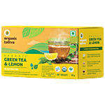 Organic Tattva Green Tea & Lemon 40 g (20 Bags x 2 g each)