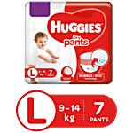 Huggies Dry Pants Diapers - Large 7's pack