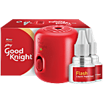 Good Knight Flash Liquid Vapouriser 1 pc (1 Machine + 2 x 45 ml Refills)