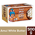 Amul White Lactic Butter 500 g Carton