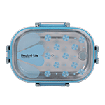 Tedemi Plastic & Stainless Steel Lunch Box - Blue, BB1381BLU 710 ml