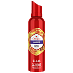 Old Spice Deodorant Body Spray - Amber, 0% Gas & 24 Hour Freshness, Long-Lasting Fragrance 140 ml