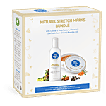 The Moms Co Natural Stretch Marks Bundle 2 pcs (7-In-1 Stretch Oil 100 ml + Body Butter 100 g)