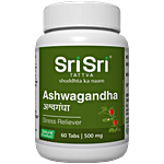 Sri Sri Tattva Ashwagandha - Stress Reliever, 500 mg 60 pcs 