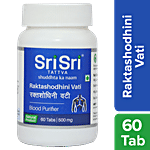 Sri Sri Tattva Raktashodhini Vati - Blood Purifier, 500 mg 60 pcs 