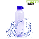 BB Home Penta Plastic Pet Water Bottle - Violet, Wide Mouth 1 L