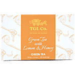TGL Co. Lemon & Honey Green Tea Bags 150 g (100 Bags x 1.5 g each)