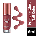 Lakme 9To5 Primer + Gloss Nail Colour - Dusty Pink 6 ml