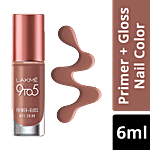 Lakme 9To5 Primer + Gloss Nail Colour - Simply Nude 6 ml 