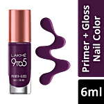 Lakme 9To5 Primer + Gloss Nail Colour - Purple Haze 6 ml