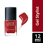 Lakme Absolute Gel Stylist Nail Colour 12 ml Fireside