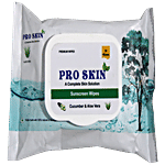 Pro Skin Sunscreen Wipes - Cucumber & Aloe Vera 30 pcs Pouch