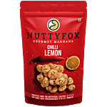 NuttyFox Gourmet Makhana - Chilly Lemon 80 g
