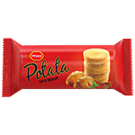 PRAN Potata Flavoured Biscuit - Spicy, Thins, For Teatime Snacking 75 g
