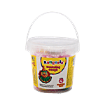 Rangeela Moulding Dough & Tool Bucket - Multicolour, For Primary & Pre Schools Students, 2 Years & Above 25 g (Pack of 6)