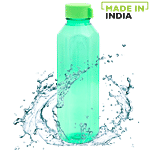 BB Home Penta Plastic Pet Water Bottle - Green, Wide Mouth 1 L