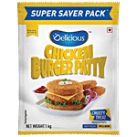 Elicious  Chicken Burger Patty 1 kg