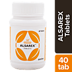 Charak ALSAREX Tablets - A Comprehensive Remedy For Acid Peptic Disorders 40 Tablets 