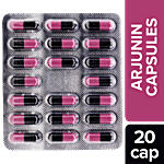 Charak ARJUNIN Capsules -The Cardiac Tonic 20 Capsules