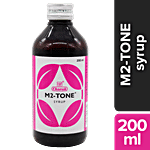 Charak M2-TONE Syrup - For A Balanced Menstrual Period 200 ml Bottle