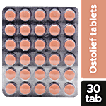 Charak Ostolief Tablets - An Effective Chondro-Protective & Anti-osteoarthritic Solution 30 Tablets Blister pack