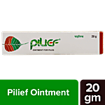 Charak Pilief Ointment - A Topical Formulation To Treat & Prevent Piles 20 g Tube