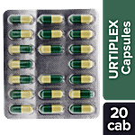 Charak URTIPLEX Capsules - The Natural Antiallergic & Antipruritic 20 Capsules blister pack