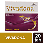 Charak VIVADONA Capsules - A Supplement For Female Vigour & Vitality 20 Tablets Blister pack