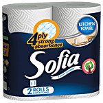 Sofia 4 Ply Kitchen Paper Napkins 2 rolls 