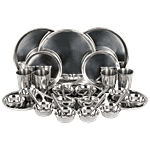 Omega Stainless Steel Dinner Set 32 pcs