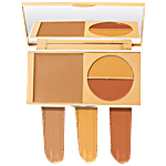 MyGlamm Total Makeover - FF Cream Foundation Palette, SPF 30, For Warm, Yellow Skin Tone 5 g Honey