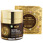 Wow Skin Science Retinol Face Cream - Vitamin A & Hyaluronic Acid, Firming & Restoring, No Parabens & Sulphate 50 ml 