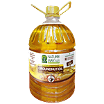 Nature Way 100% Natural & Pure Groundnut Oil - Unrefined, Cold-Pressed 5 L