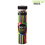 Doms Neon Rubber Tipped Graphite Pencils 30 pcs Jar