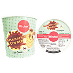 Nirulas Butterscotch Crunch Ice Cream - Goodness of Milk Cream 650 ml Tub