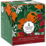 Wingreens Harvest Crunchy Granola Bars - Cranberry & Orange 240 g (6 pcs x 40 g each)