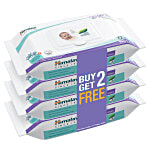 Himalaya Gentle Baby Wipes - With Aloe & Indian Lotus 72 pcs (Buy 2 Get 2 Free)