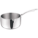 Vinod Platinum Triply Stainless Steel Induction Base Milkpan-16 cm 1.5 L