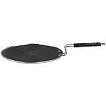 Vinod Platinum Stainless Steel Non-Stick Flat/Dosa Tawa - 3 Layer Coating, Induction Base, 28 cm 1 pc
