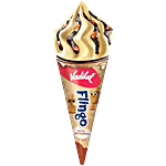 Vadilal Flingo Nutty Butterscotch Ice Cream Cone 120 ml 