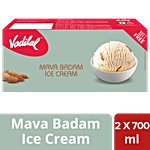 Vadilal Mava Badam Ice Cream 700 ml (Buy 1 Get 1 Free)